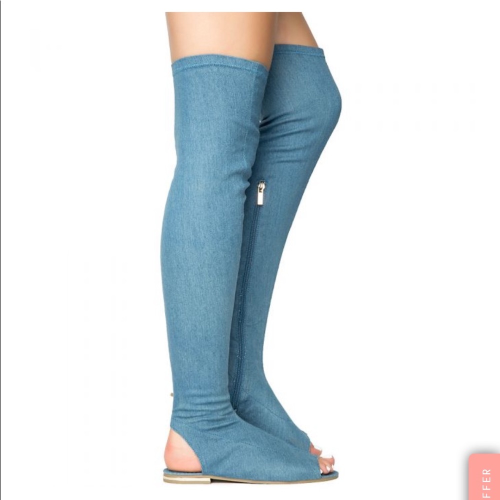 Denim sandal boots!!! - Picture 2 of 12